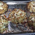 John Haberstro's cooksnap of when they made Crab Stuffed Mushrooms.