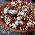 El cooksnap de Gaby Almando cuando hizo Pochoclos iguales al de los cine.