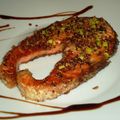 El cooksnap de carme castillo cuando hizo Salmón al Sésamo.