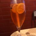 El cooksnap de Luis Lobos cuando hizo Aperol spritz.