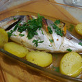 El cooksnap de Soraya (Con gusto y Salero) cuando hizo 🐡🐡Dorada al horno 🐡🐡.