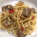 Cooksnap dari nurfitriani awanis untuk resep Spaghetti Prawn Aglio Olio
