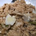 El cooksnap de Celeste Gámez cuando hizo Risotto de setas shiitake y parmesano.