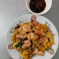 Cooksnap của Phương Phương khi họ làm theo món Khóm (thơm) xào tôm thịt