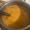 El cooksnap de Arnaldo Valdes cuando hizo Potaje de Lentejas.