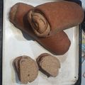 El cooksnap de Mariana cuando hizo Pan de molde con harina integral.