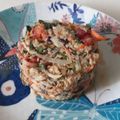 El cooksnap de Eduardo cuando hizo Ensalada de jurel ahumado.