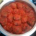 El cooksnap de César Durango cuando hizo Albóndigas de berenjena y calabacín.