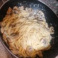 El cooksnap de Xilo 2020 cuando hizo Salsa de champiñones para pastas.