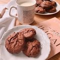 Dory's cooksnap of when they made Dark Chocolate Chocolate Chip Brownie Cookies.