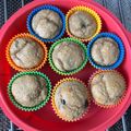 El cooksnap de sindy cuando hizo Muffins de avena y arándanos.