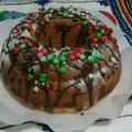 El cooksnap de Monica Carrizo cuando hizo Budín de yogurt, con chips  de chocolate y glasé.