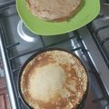 El cooksnap de Ñeca Gimenez cuando hizo Masa para canelones integral, light y saludable (panqueques integrales).