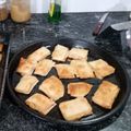 El cooksnap de Mariano Escobar cuando hizo Palmeritas dulces y saladas con pascualina hojaldre.