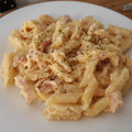 El cooksnap de Rocio cuando hizo Espaguetis a la auténtica carbonara (Thermomix).