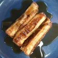 mccoykristin96's cooksnap of when they made Super easy Nutella french toast roll ups!.