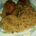 El cooksnap de Iluminada Rodríguez cuando hizo Arroz con pollo.