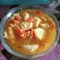 Cooksnap Wanish Baked semasa beliau membuat Sup Tauhu Telur.