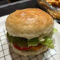 El cooksnap de Luci cuando hizo Pan brioche tipo hamburguesa.