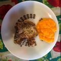 El cooksnap de tclorenzo66 cuando hizo Chuletas de cerdo con puré mixto.