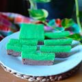 Cooksnap dari Ana Rafa Fadhlillah untuk resep Brownies kukus pandan ala amanda