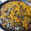 El cooksnap de Jose Alfonso cuando hizo Paella valenciana de pollo y conejo.
