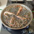 El cooksnap de José Luis Martínez Rodríguez cuando hizo Arroz negro con calamares o chipirónes.