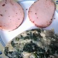 El cooksnap de Laura Fernández Fernández cuando hizo Puré de espinacas con papa, pollo a la plancha y ensalada.