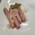 El cooksnap de Ignacio Carrión Guerra cuando hizo Salchichas frescas de pollo al vino.