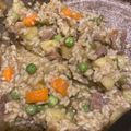 El cooksnap de Juli Biondo cuando hizo Guiso de riñones con arroz.