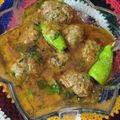 Amber Fawad's cooksnap of when they made Alo koftay.