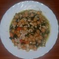 El cooksnap de Asensio Hernandez cuando hizo Potaje de garbanzos con pollo y espinaca.