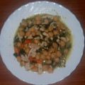 El cooksnap de Asensio Hernandez cuando hizo Potaje de garbanzos con pollo y espinaca.