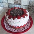 Lábadi Edina Cooksnap-ja, amikor elkészítette a(z) Mascarponès - csokis epertorta 🍓🍰🍓 receptet.