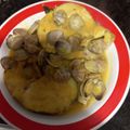 El cooksnap de José Corbalan González cuando hizo Merluza en salsa de vino dulce.