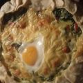 El cooksnap de Mario H. Davi cuando hizo Tarta de espinacas con hongos.
