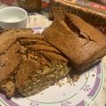 El cooksnap de Cristina cuando hizo Queque de avena, chocolate y manzana.