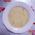 El cooksnap de ISA cuando hizo Sopa de ajo con fideos.