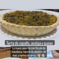 El cooksnap de Brenda Benedetti cuando hizo Base de tarta salada.
