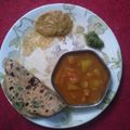 sandhiya का कुकस्नैप जब उन्होंने बथूआ आलू के पंराठे (bathua aloo ke parathe recipe in Hindi) बनाया था।