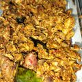 Cooksnap dari Rrmasyithah untuk resep Nasi bakar Tuna pedas