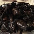 El cooksnap de Inma Martinez cuando hizo Calamares en su tinta de toda la vida.