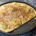 El cooksnap de Marcela Chiappini Cremella cuando hizo • Fainá de Queso~ 🧀.