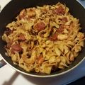 nimerod's cooksnap of when they made Pastas with spicy shrimps and tomato sauce.