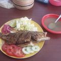 El cooksnap de Enrique Barrera cuando hizo Mojarra frita.