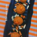 pinky makhija's cooksnap of when they made Malai ladoo.