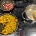 El cooksnap de Valeria Palomo cuando hizo Judías verdes de bote con fritada de pisto.