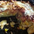 El cooksnap de tibebau cuando hizo Pastel de Polenta sobrante al horno.