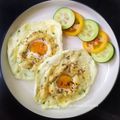 Cooksnap dari Al Khair_kitchen untuk resep Cloud Egg Avocado, shrimp and mushroom