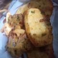 Farwa Ali's cooksnap of when they made Aloo piyaz k pakoray.